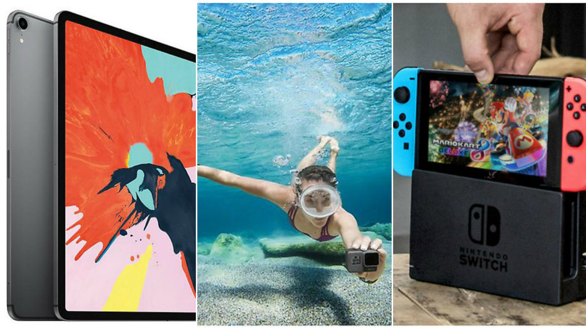Ipad, tjej som simmar, Nintendo.