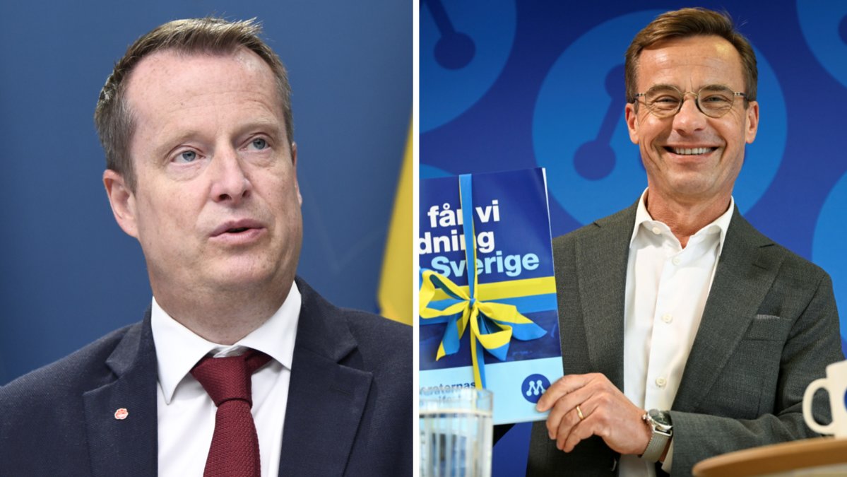 Anders Ygeman kritiserar M-ledaren Ulf Kristersson.