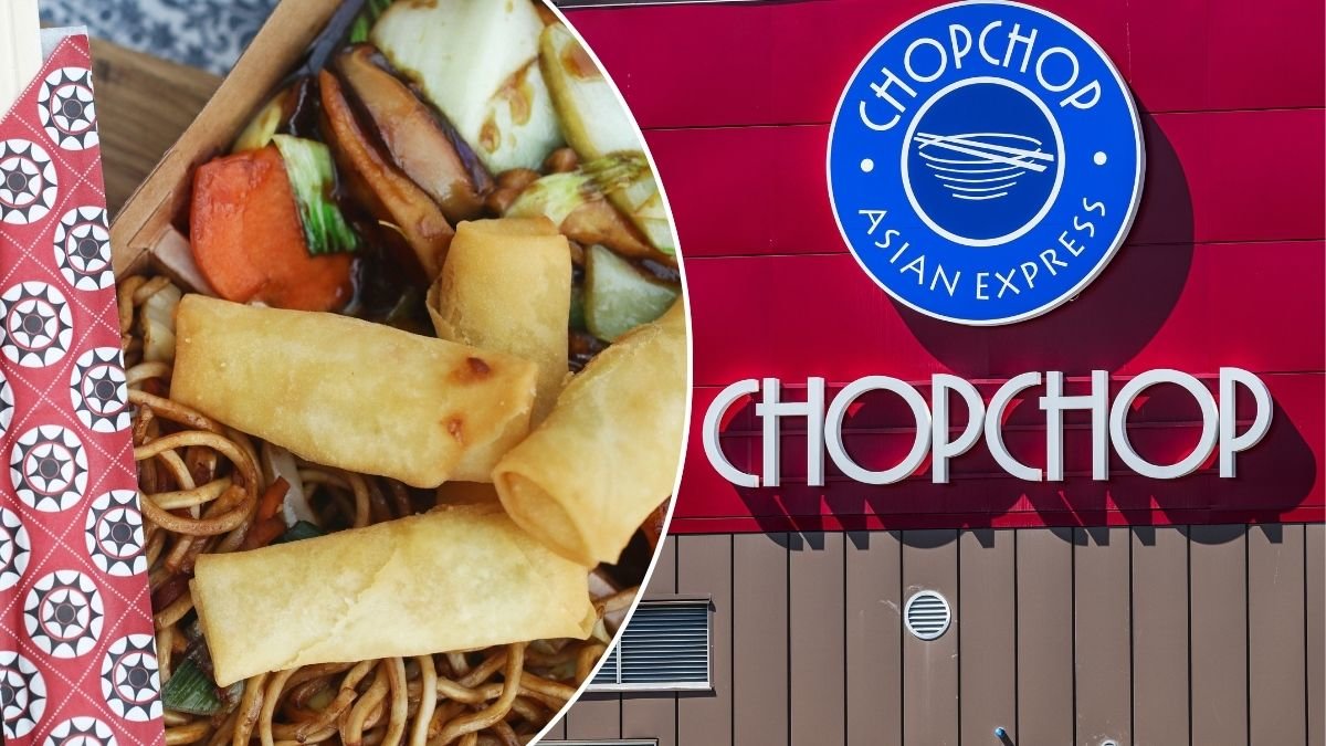 Bilder på nudlar och Chopchop.