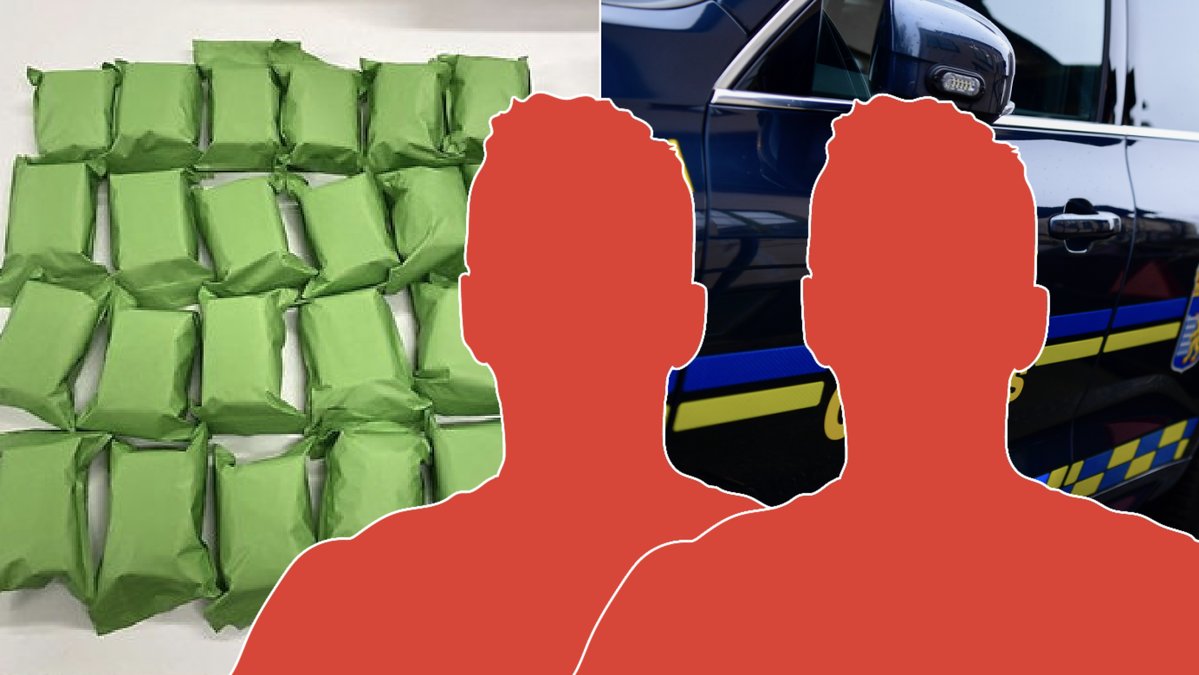 Under våren och sommaren 2022 beslagtog Tullverket 19 gröna postpaket innehållande 88 kilo cannabisharts.