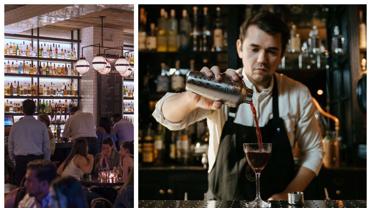 Bartendern berättar vad du ska undvika om du vill beställa. Bilderna är genrebilder.