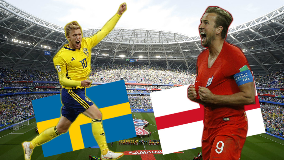 Emil Forsberg och Sverige ställs mot England och Harry Kane