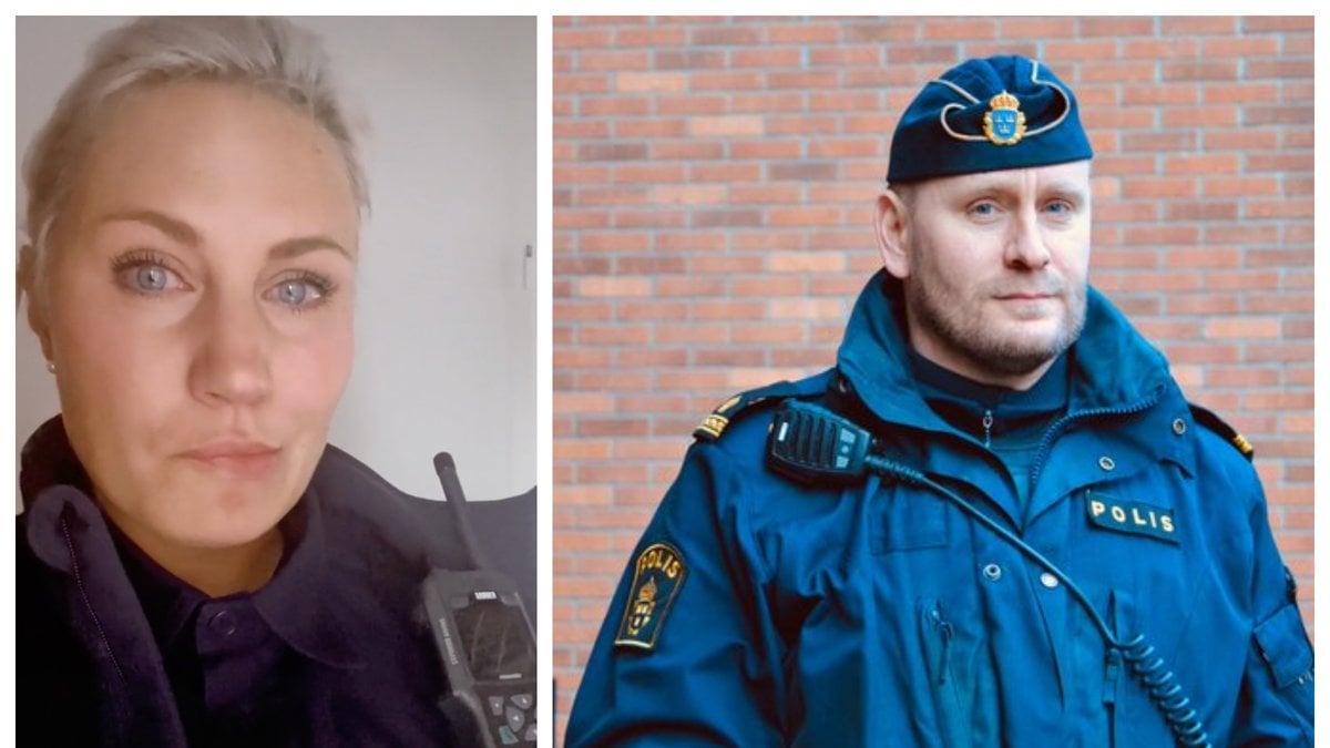 Områdespolisen Emma Svensson, 36, delade en Tiktok-video som väckt blandade reaktioner.