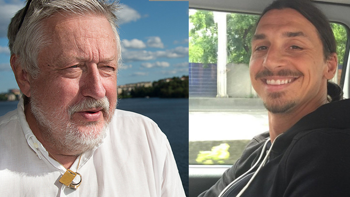Leif GW Persson och Zlatan Ibrahimovic är vänner.