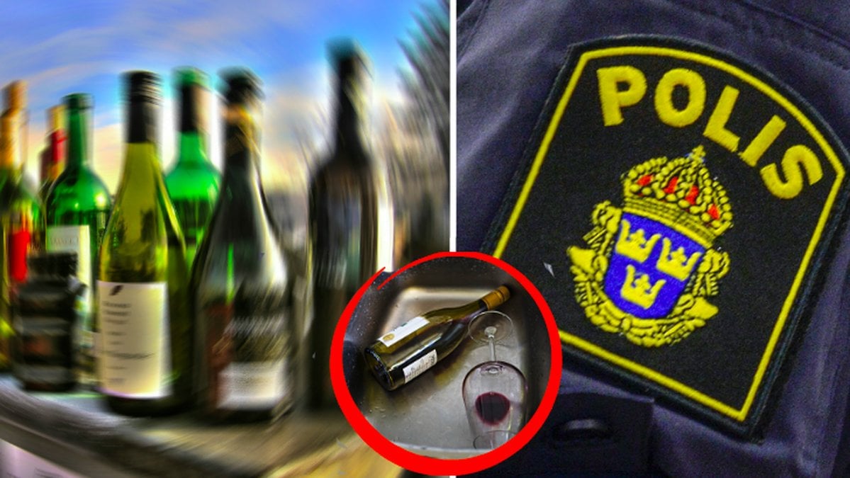 Poliser, bowling, alkohol. 