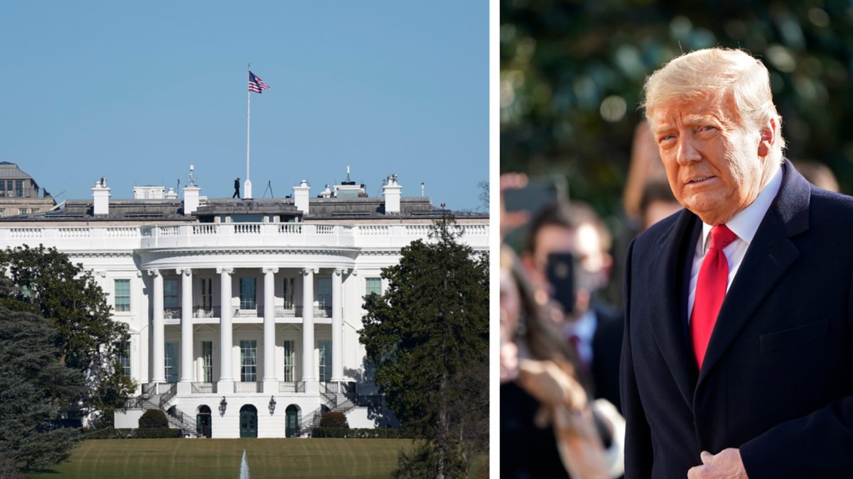 Donald Trump har bara timmar kvar i Vita Huset