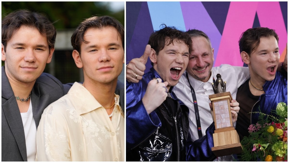 Marcus & Martinus syns ofta tillsammans med deras pappa. 