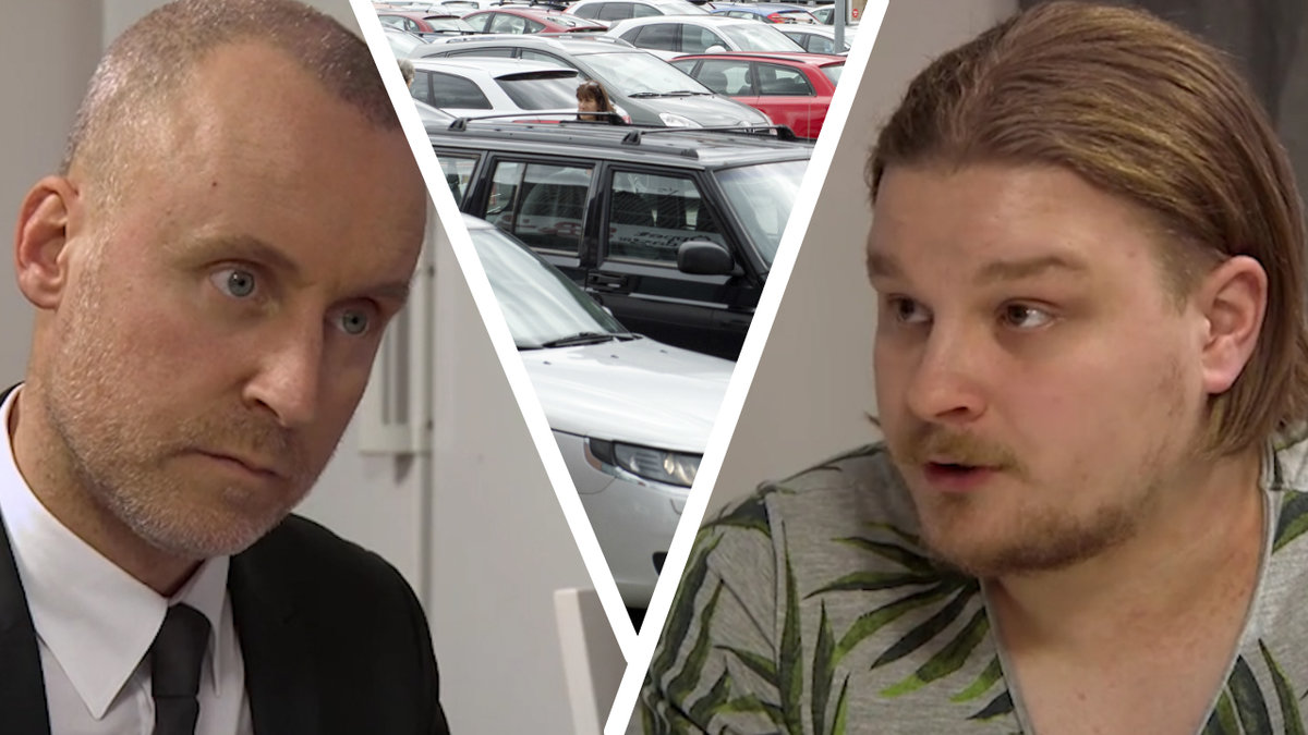 Magnus Hedberg. Fredrik som söker till Lyxfällan. Bilar