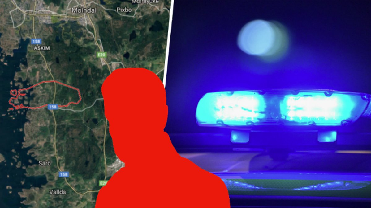 Karta, blåljus
