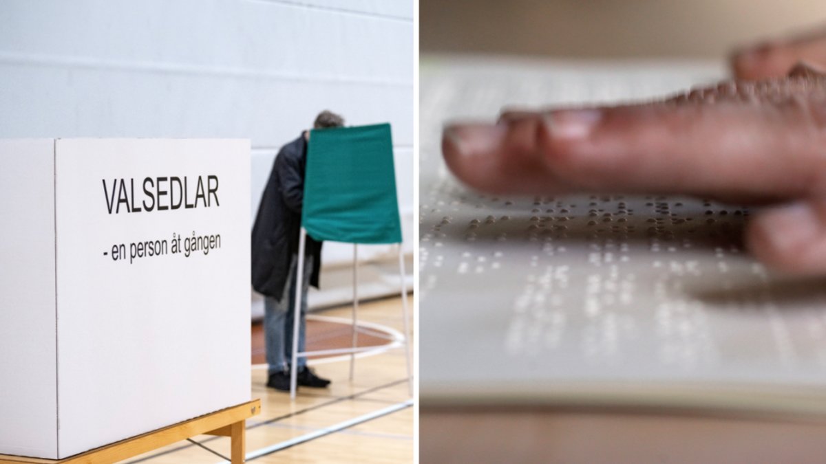 Ingen valhemlighet för synskadade när flera personer fått fel valmaterial.