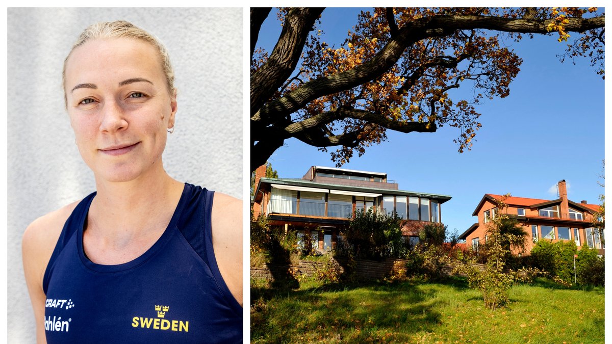 Sarah Sjöström, 28, har köpt nytt hus. Bilden till höger är en genrebild.