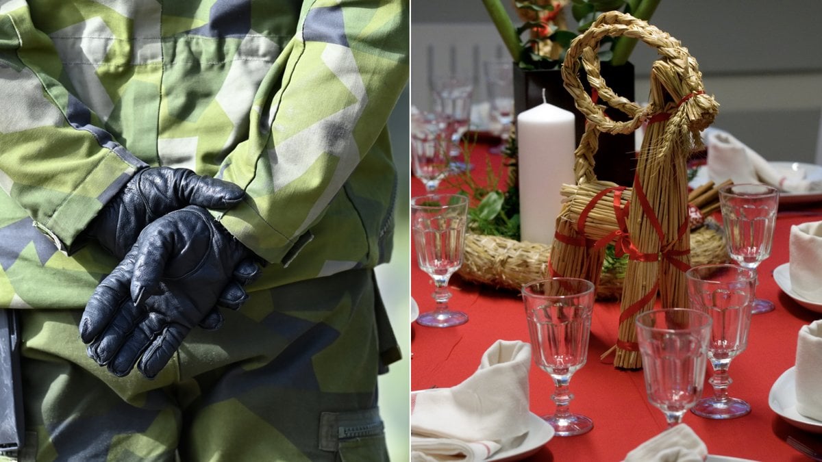 På försvarets julfest förra året ofredades en kvinna. 
