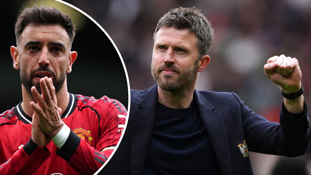 Bruno Fernandes och Michael Carrick