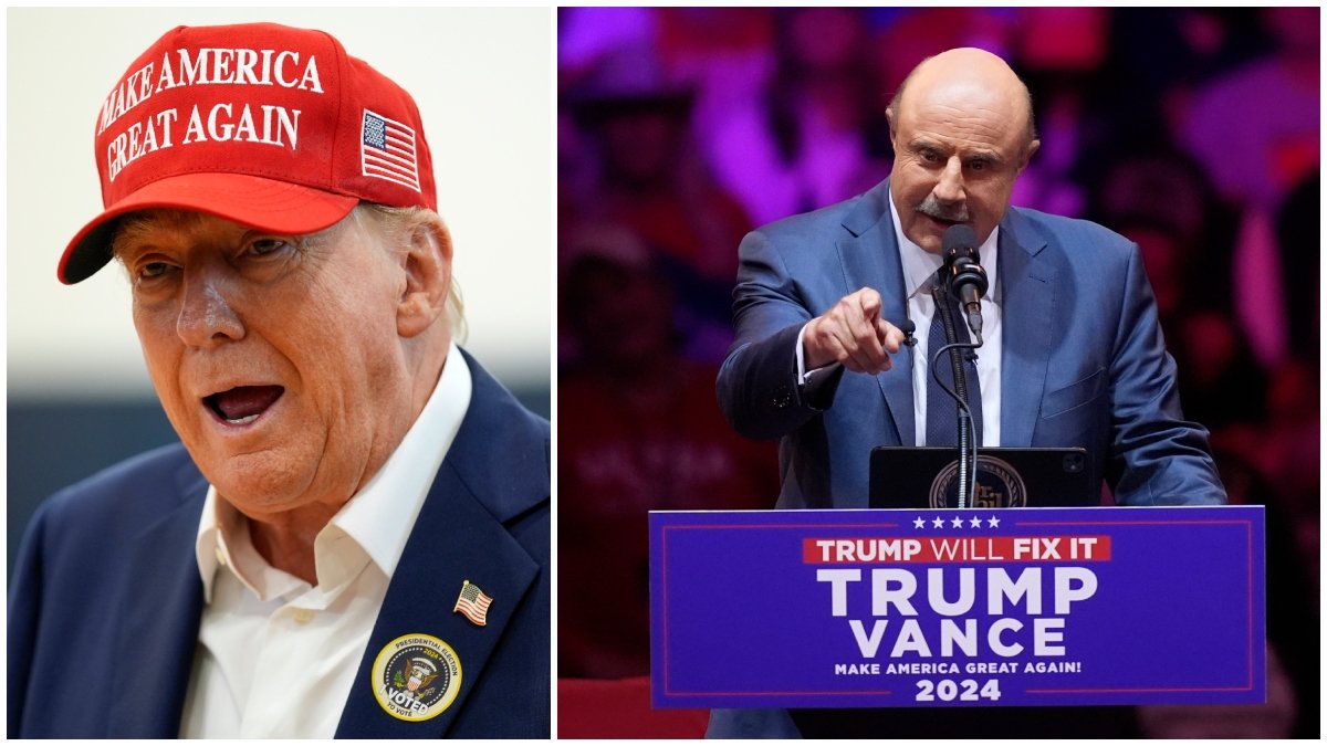 Dr Phil uppger nu att han inte stöttar Donald Trump i presidentvalet 2024.