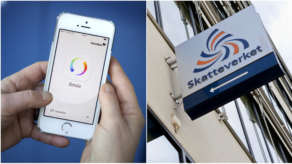 Swish-appen, skatteverket.