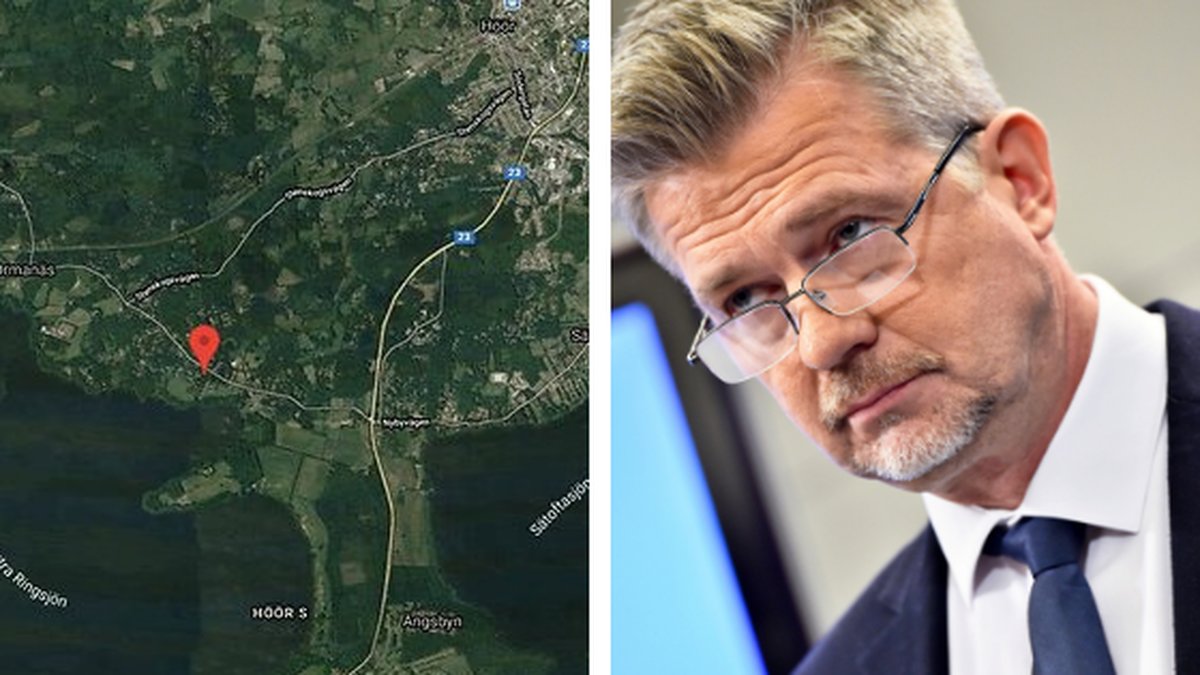 Per Ramhorn och tomten i Höör.