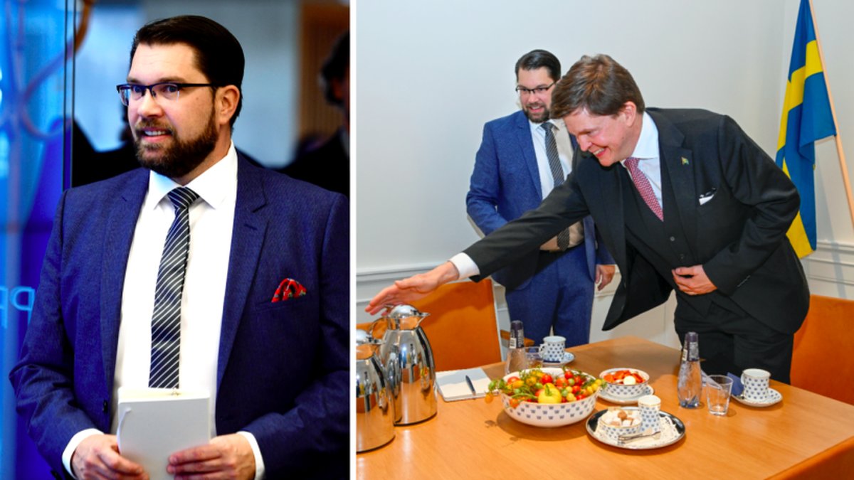 Jimmie Åkesson (SD) hos talmannen