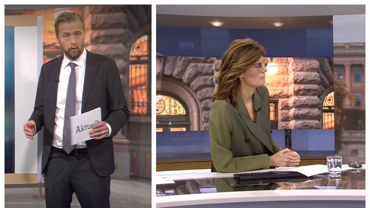 En mystisk viskning hördes i SVT:s Aktuellt.