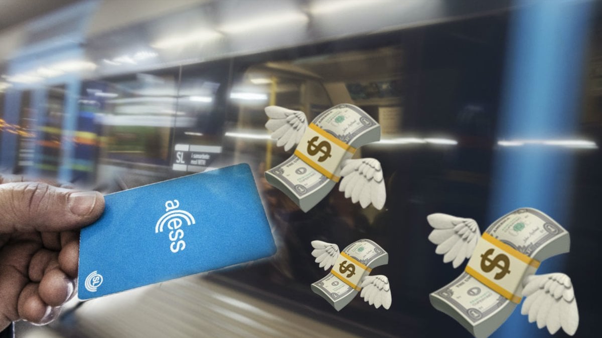 Ett SL kort och en tunnelbanevagn
