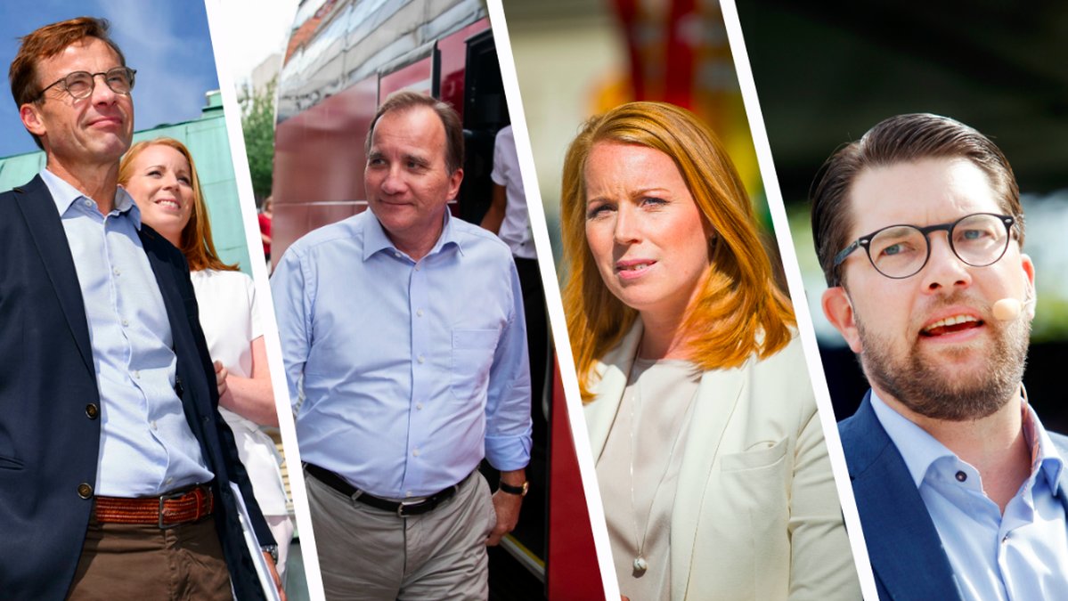 Kristersson, Löfven, Lööf och Åkesson