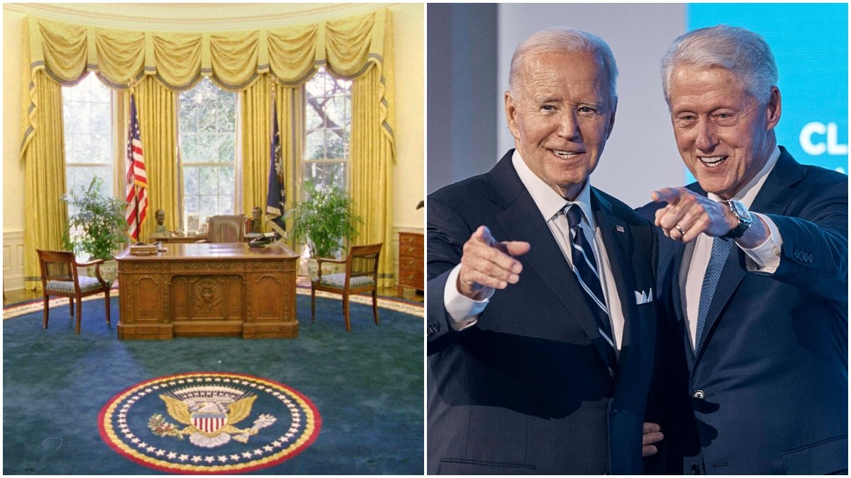 En före detta president överraskade anställda i en restaurang. Dock trodde de att Joe Biden stod framför dem.