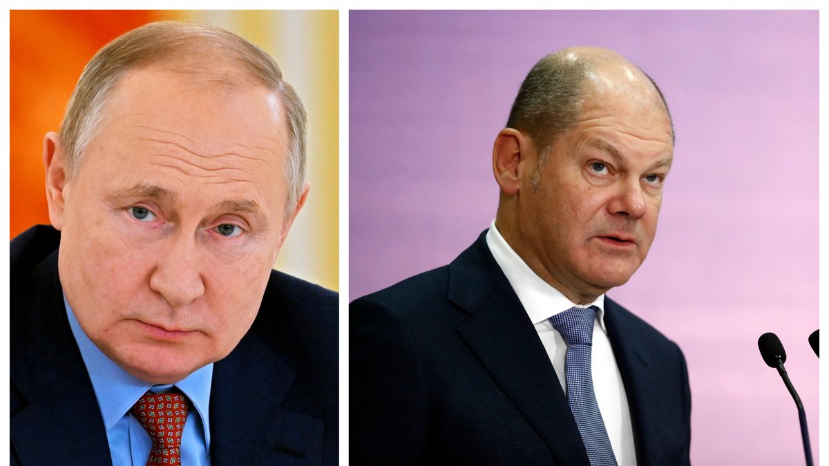 Vladimir Putin har haft möte med Tysklands förbundskansler Olaf Scholz.