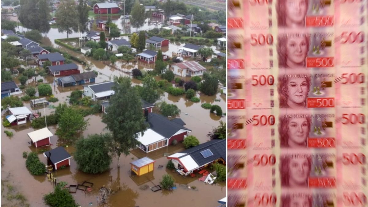 Översvämning och pengar.