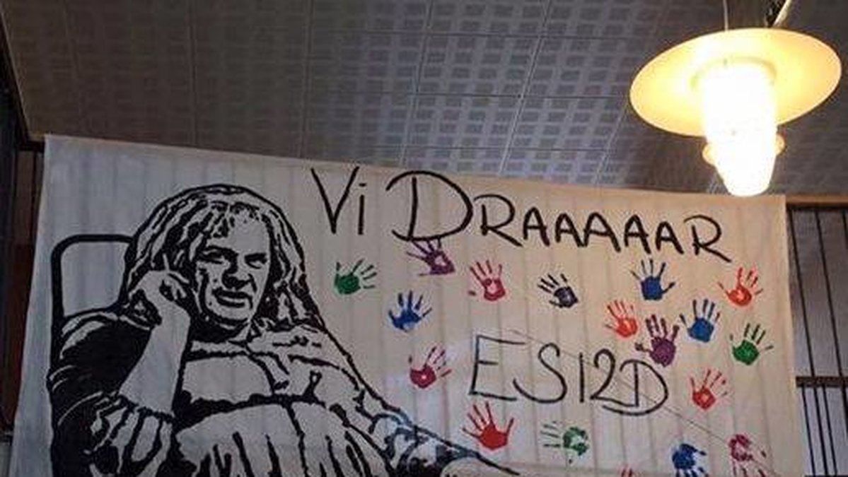 Den här gruppen citerade Morran från Morran och Tobias på sitt studentflak