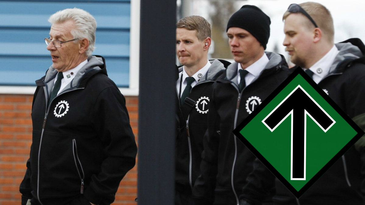 NMR under en protest i Boden.