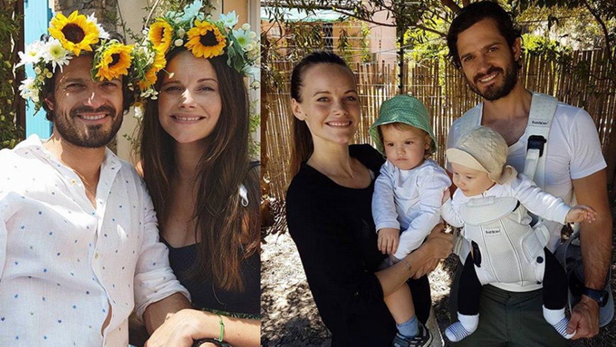 Prins Carl Philip och prinsessan Sofia i Frankrike