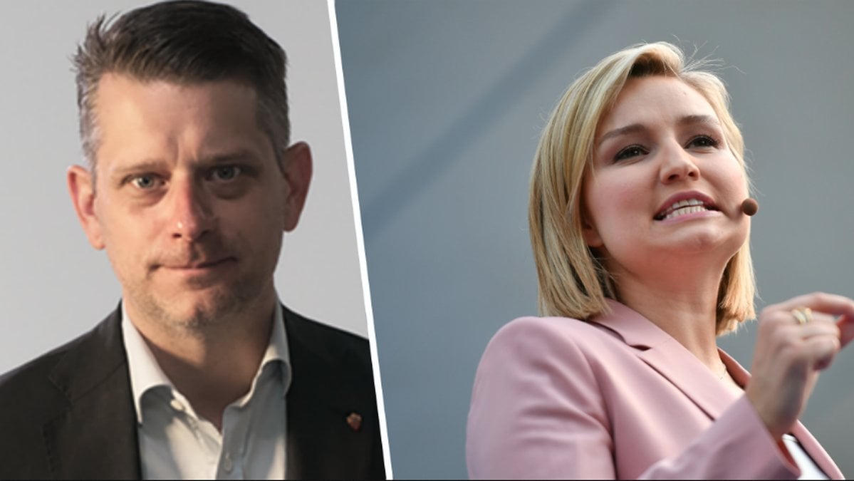 Ebba Busch Thor höll tal i Almedalen.