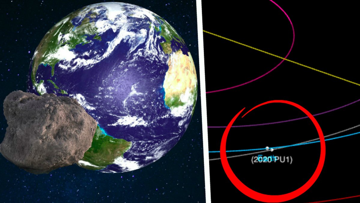 Asteroid nära
