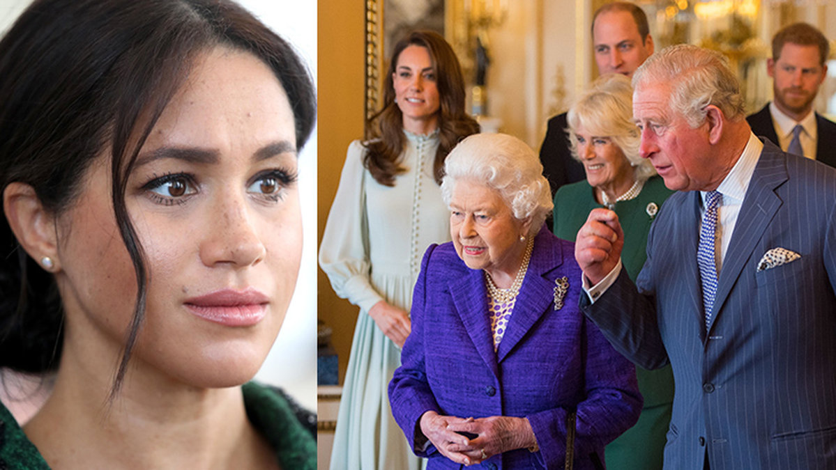 Drottning Elizabeth och Meghan Markle