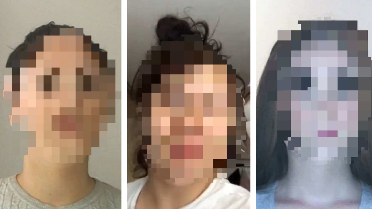 Tjejerna, 21, 16 och 19 har åtalats för grov misshandel.
