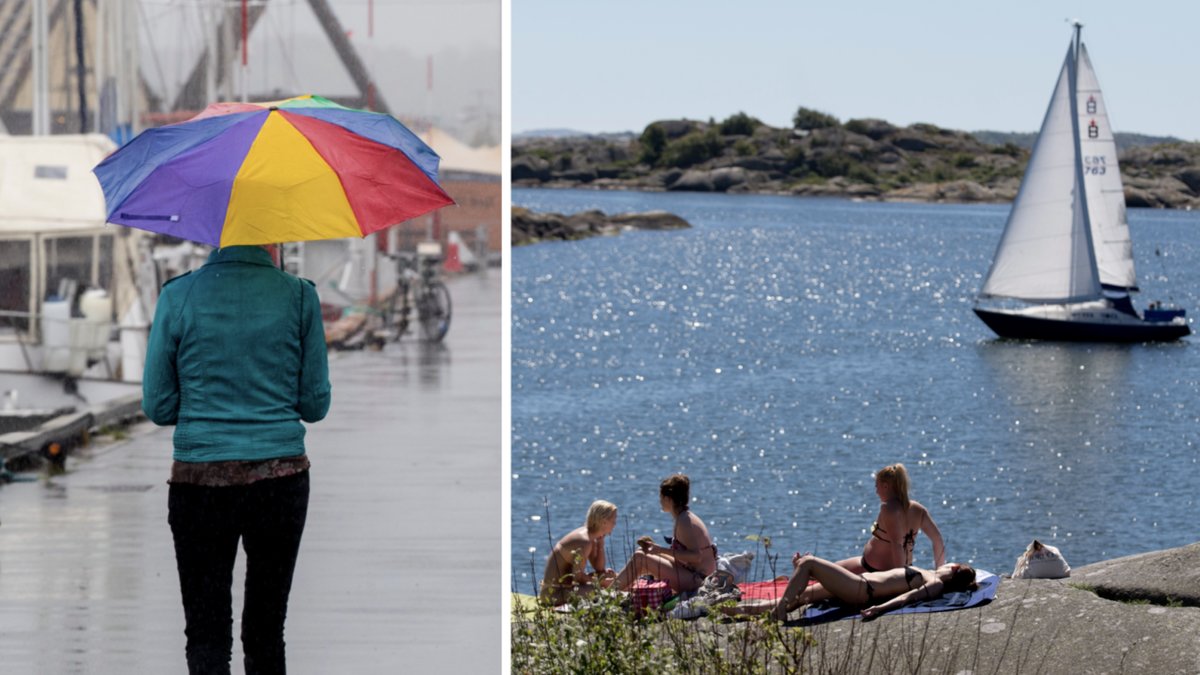 Efter regnskurar och åska – då kommer sommarvärmen tillbaka