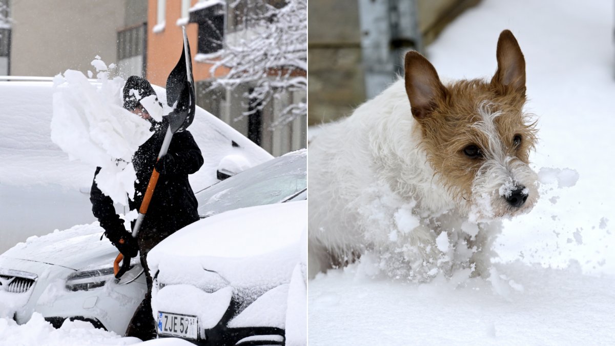 Det blir snö på julafton i stora delar av hela landet. 