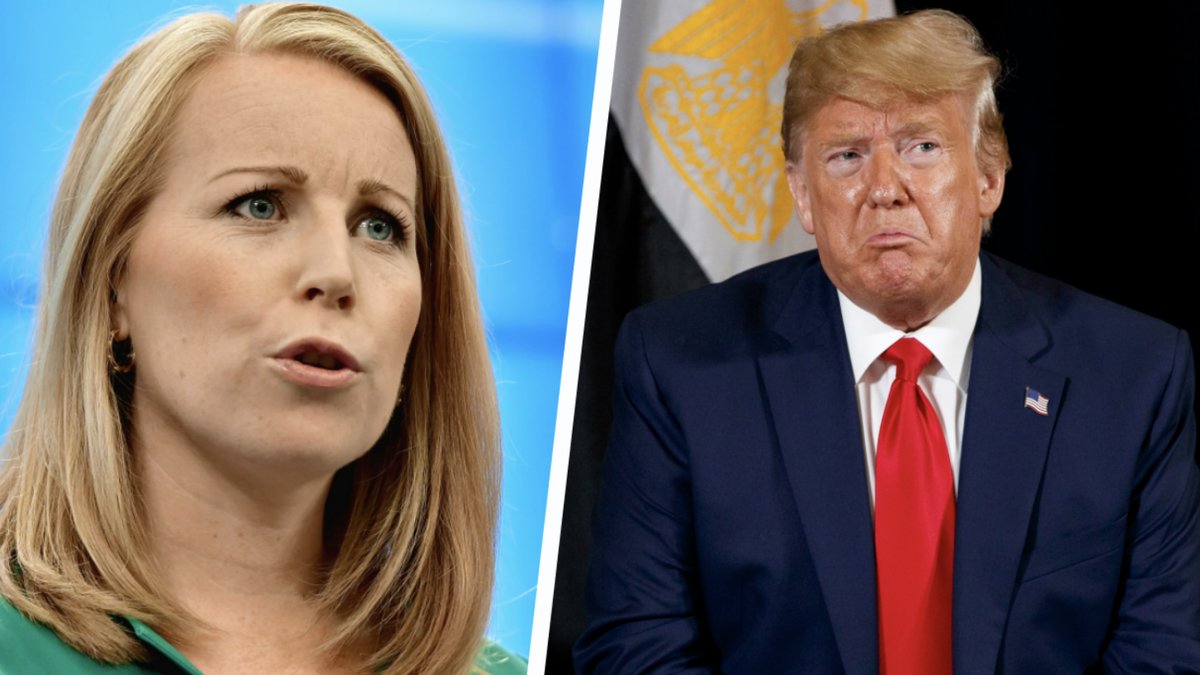 Annie Lööf ryter till efter Trumps Greta-hån