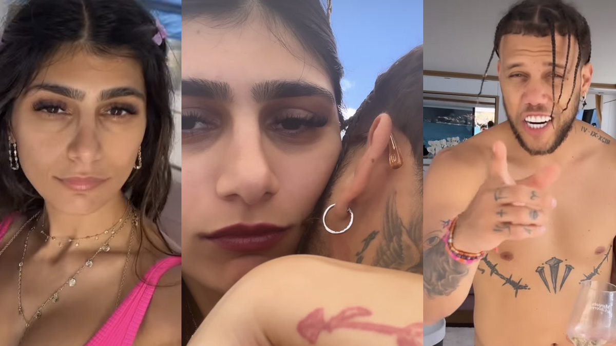 Mia Khalifa och Jhay Cortez på semester