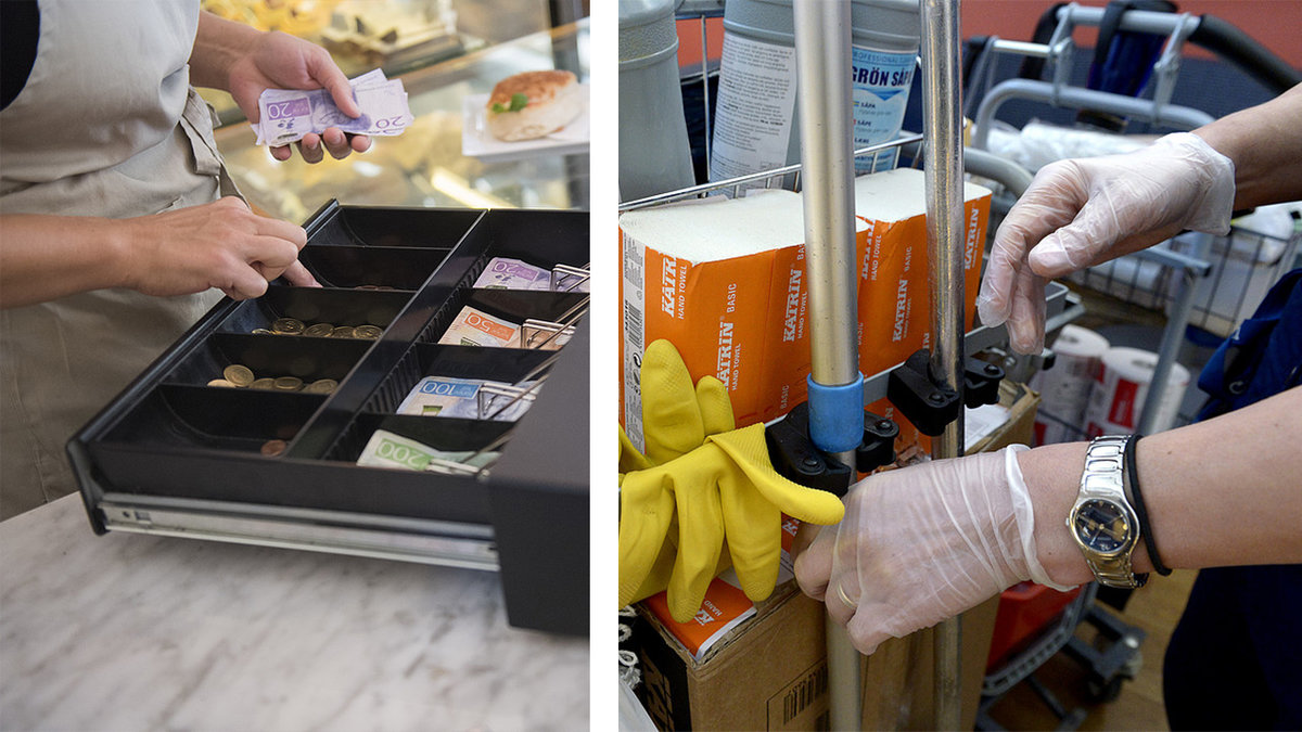 De sämst betalda jobben i Sverige