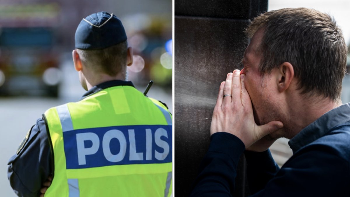 Det slutade illa för mannen som hostade polisen i ansiktet.