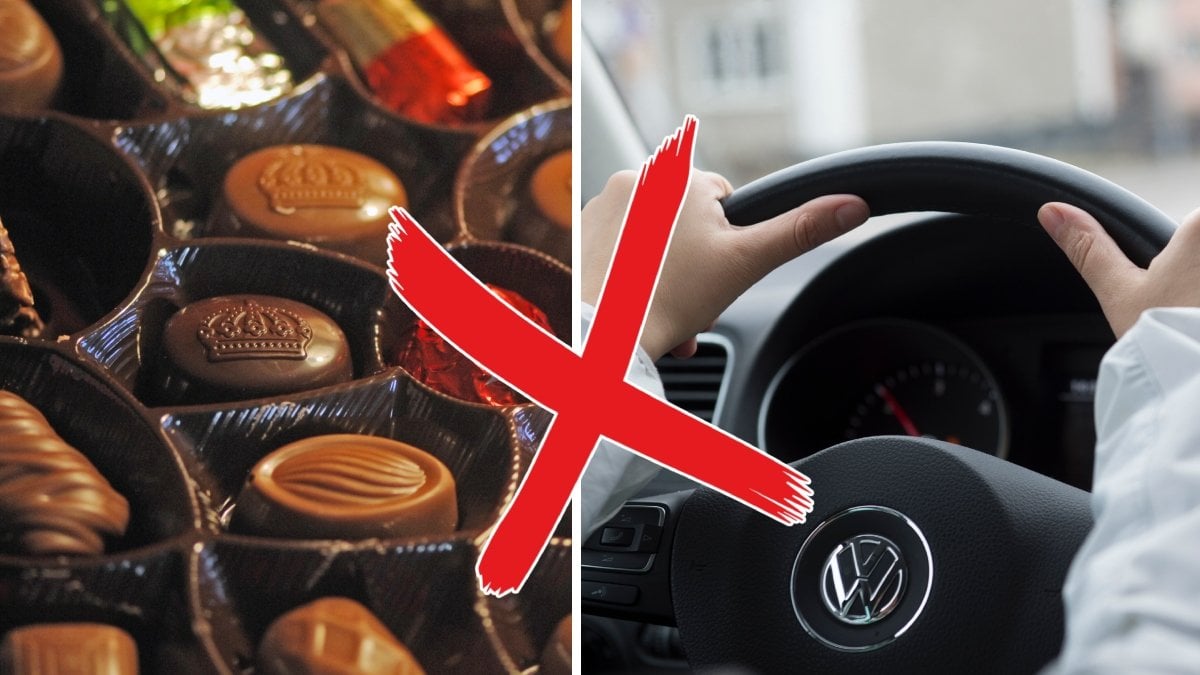 Så många likörfyllda praliner kan du äta innan du riskerar att uppnå gränsen för rattfylleri 
