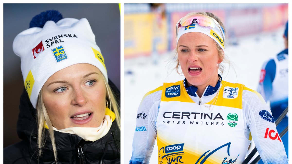 Frida Karlsson fick en överraskning på hotellet i Toblach.