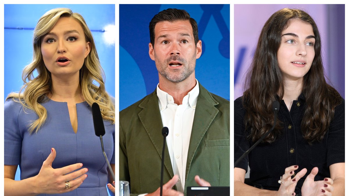 Ulf Kristersson (M) presenterade ministrarna i den nya regeringen.