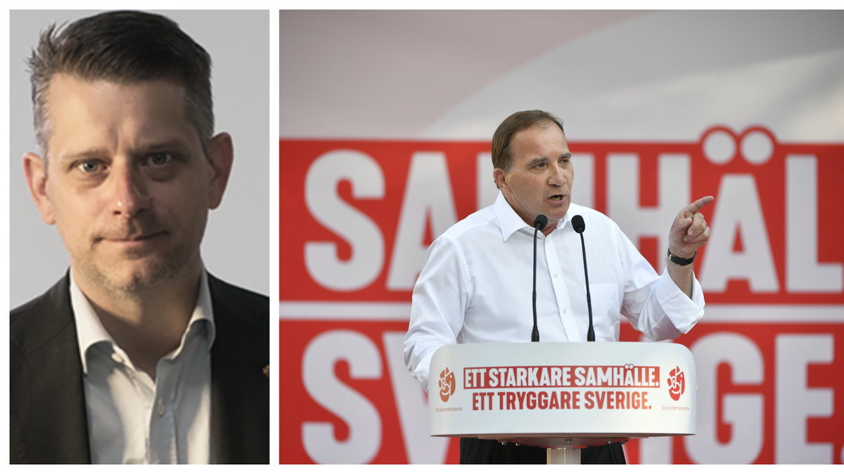 Stefan Löfven höll tal under Almedalsveckan.