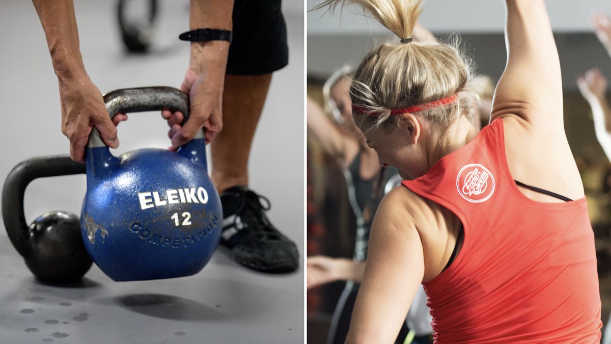 Det kan hända både det ena och det andra på gymmet.