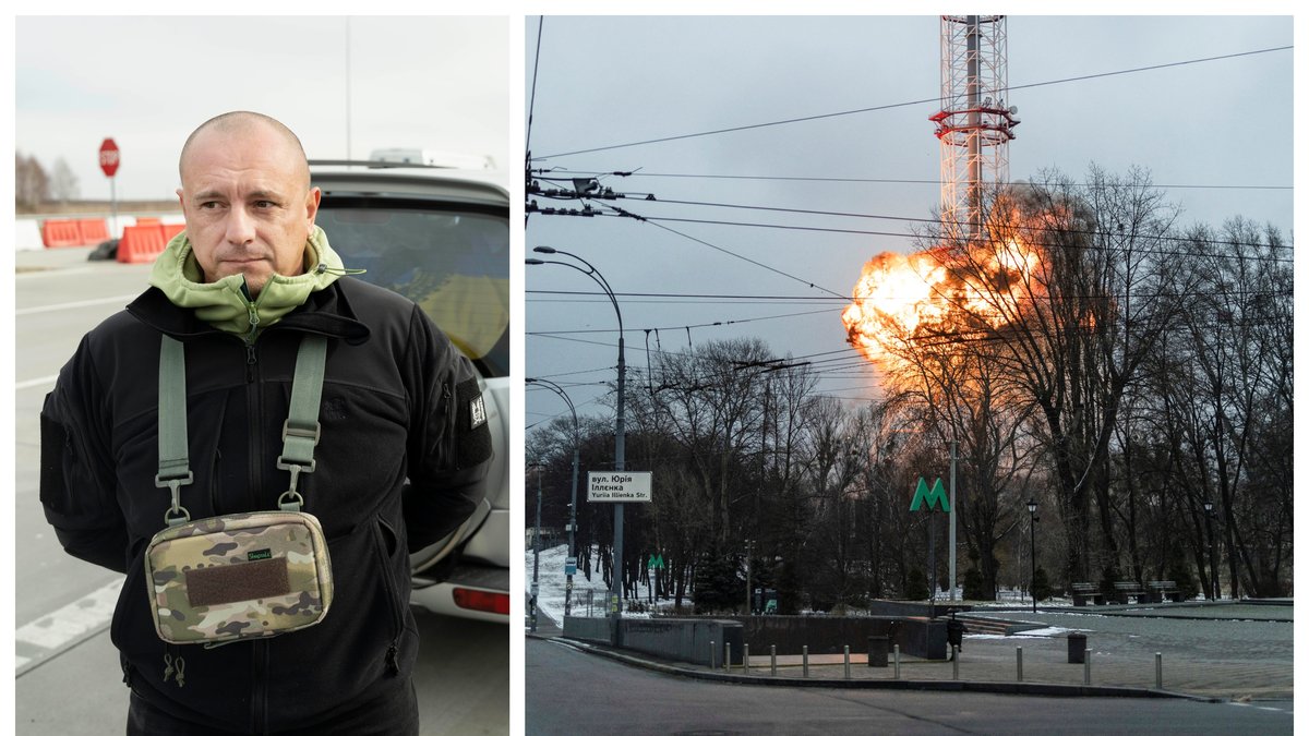 Alex, 48, kommer att strida på Ukrainas sida.