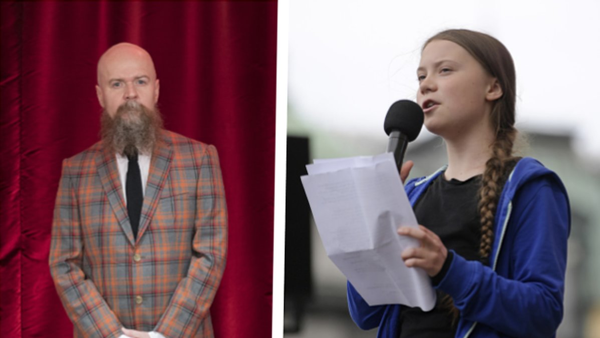 Greta Thunberg och Alexander Bard
