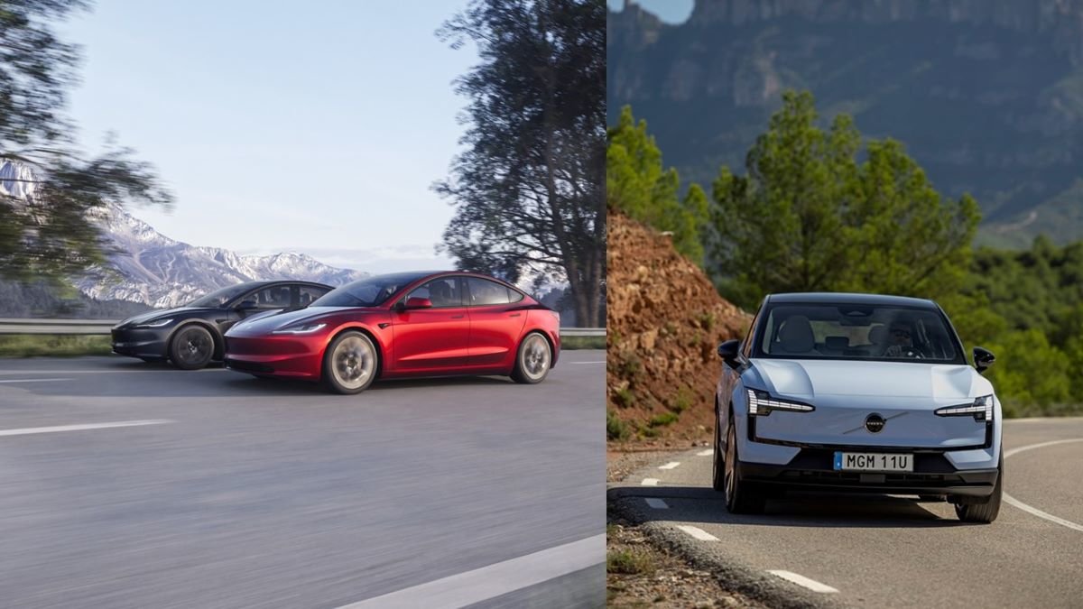 Elbilar från Tesla och Volvo