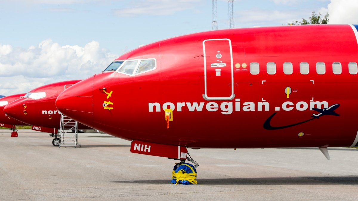 Ett Norwegian-plan har tvingats landa