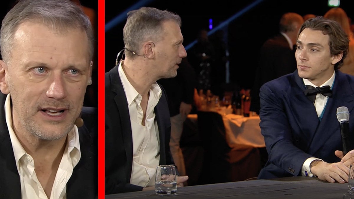 Programledaren Olle Palmlöf möts av kritik för sin intervju med Armand Duplantis.